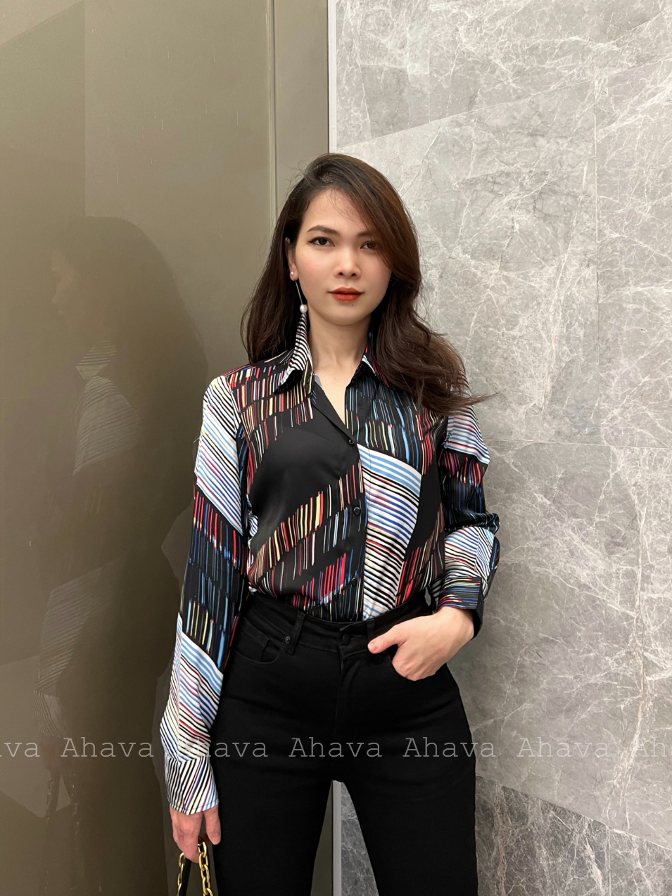 Đa dạng mẫu áo sơ mi lụa nữ đẹp sang trọng cao cấp nhất #33 Đa dạng mẫu áo sơ mi lụa nữ đẹp sang trọng cao cấp nhất